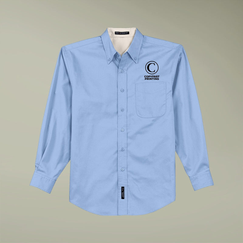 Custom Embroidered Long Sleeve Work Shirt