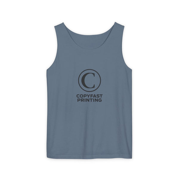 Custom Garment-dyed Graphic Tank