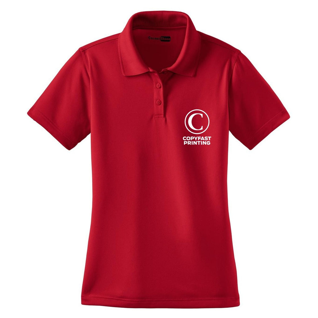 Custom Logo Women's Snag-Proof Polo |real|lead|Red