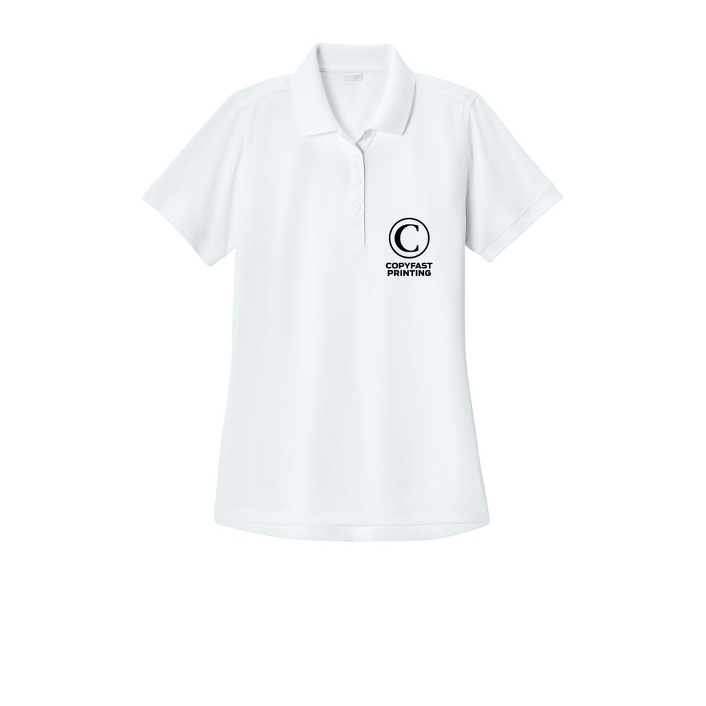 Custom Logo Women's Workwear Pro Polo |real|lead|White
