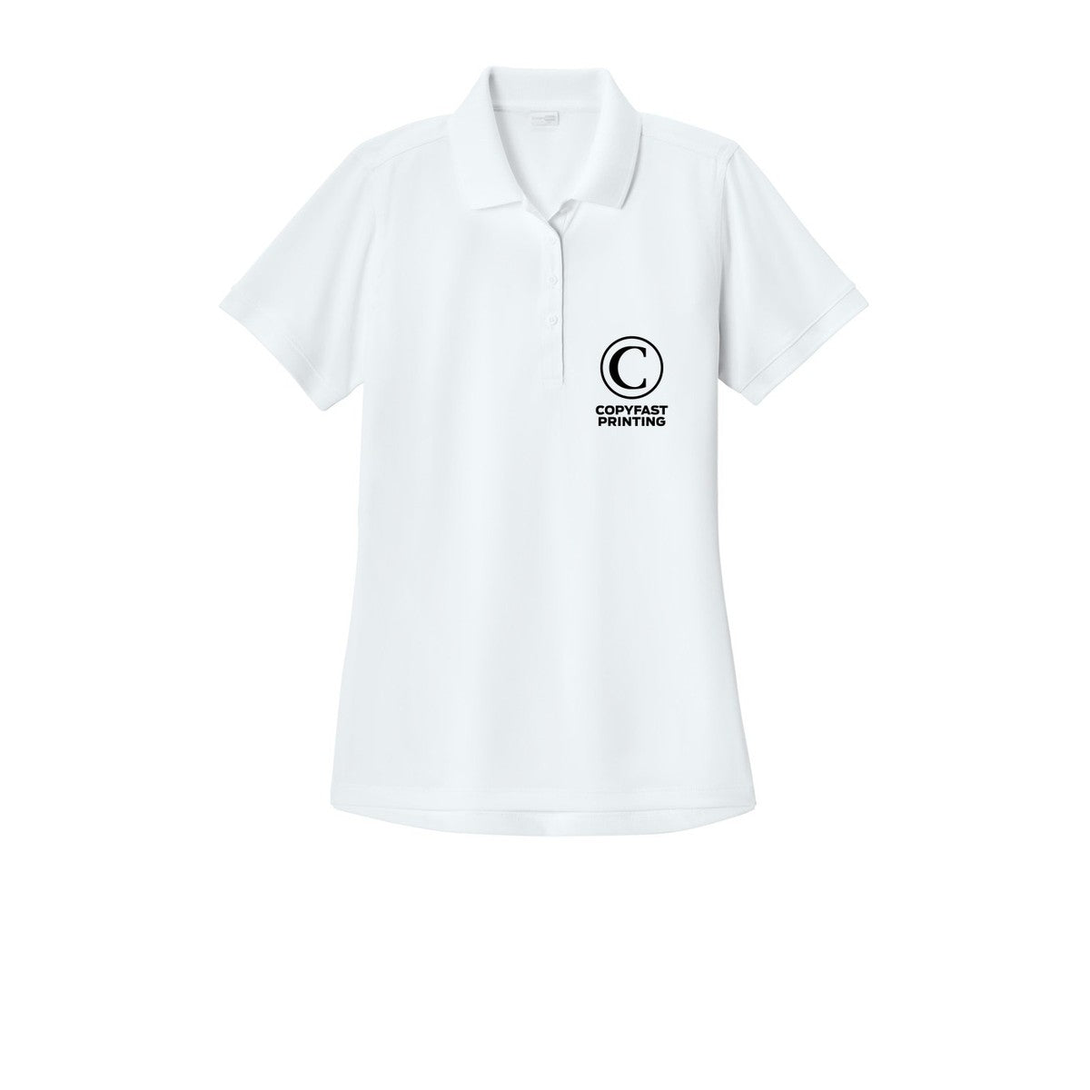 Custom Logo Women's Workwear Pro Polo |real|lead|White