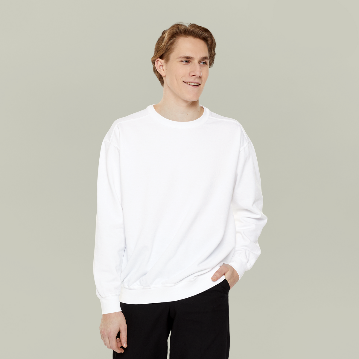 Custom Garment-Dyed Sweatshirt