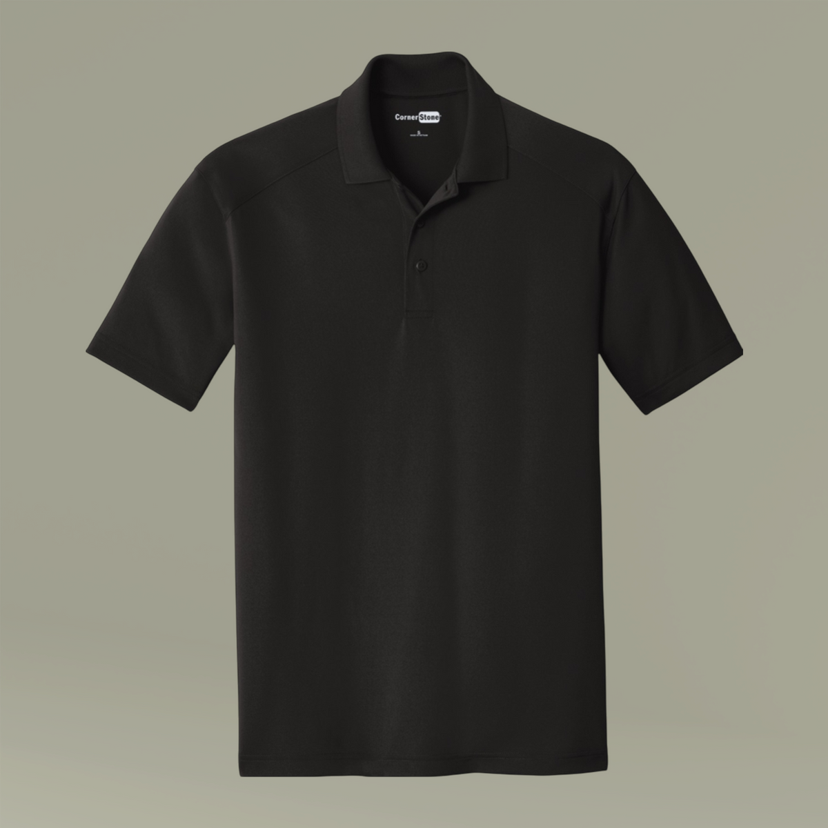 Custom Embroidered Snag-Proof Work Polo |real|blank|Black