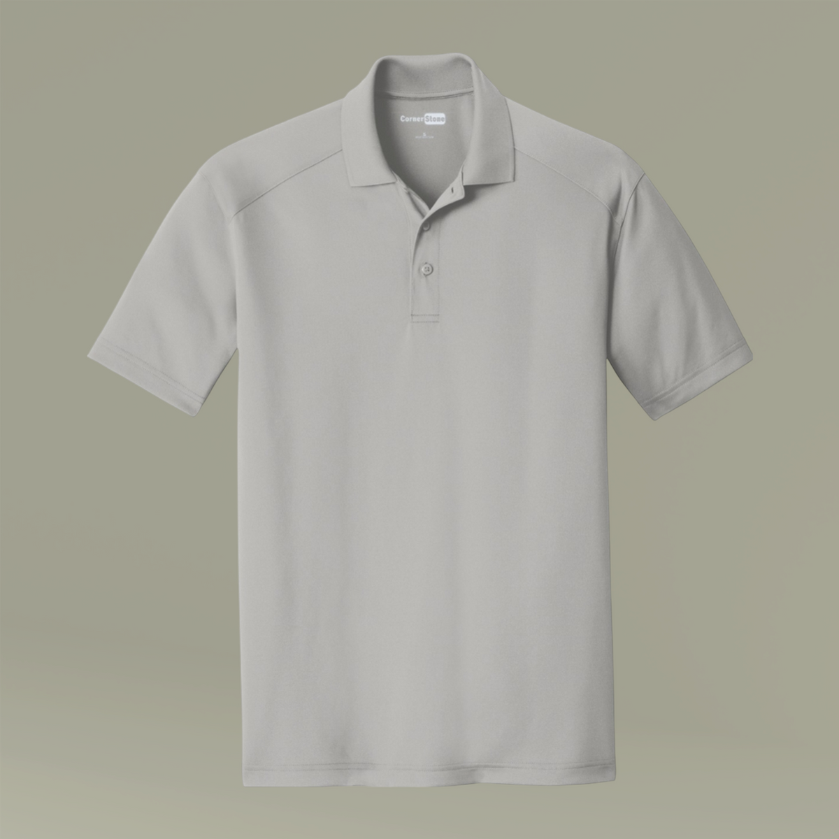 Custom Embroidered Snag-Proof Work Polo |real|blank|Light Grey
