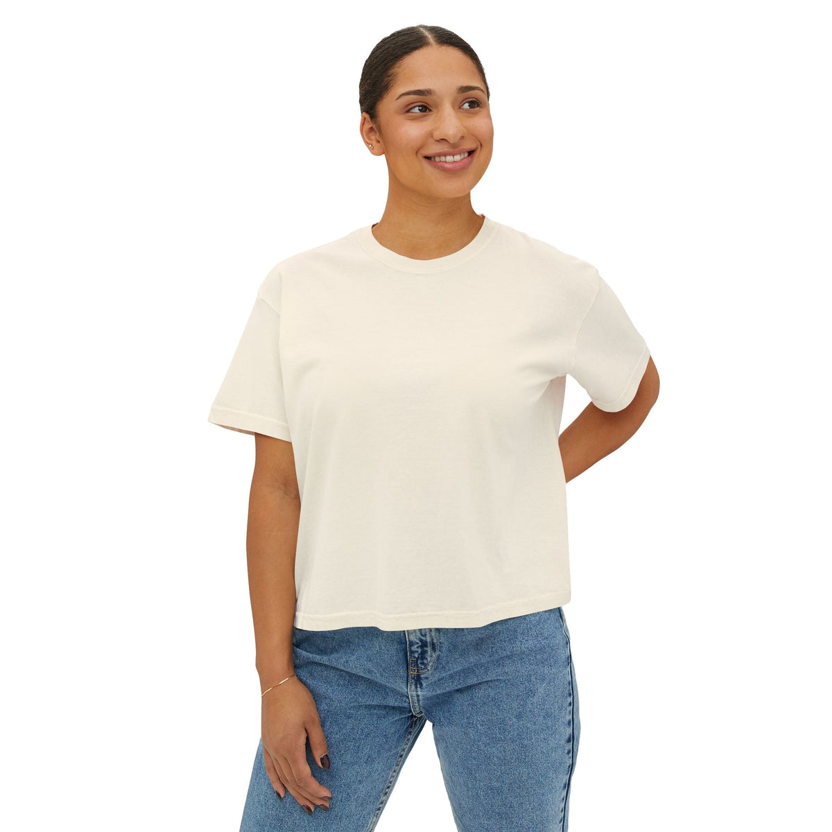 comfort colors 3023cl ivory — front supplier fit sample. Front printing only.