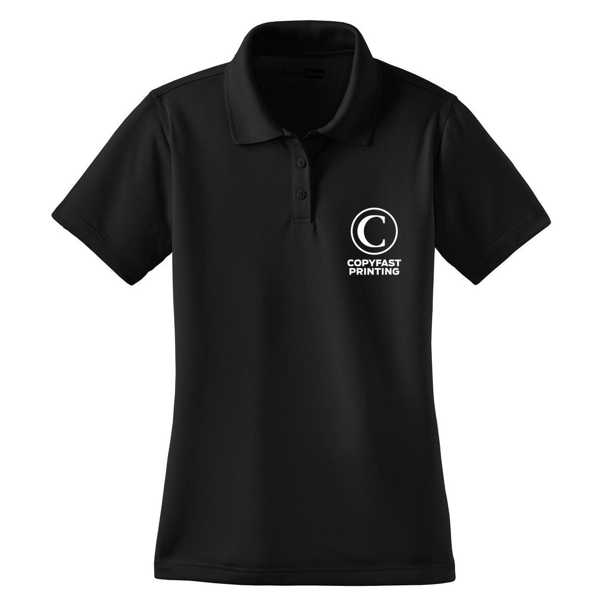 Custom Logo Women's Snag-Proof Polo |real|lead|Black