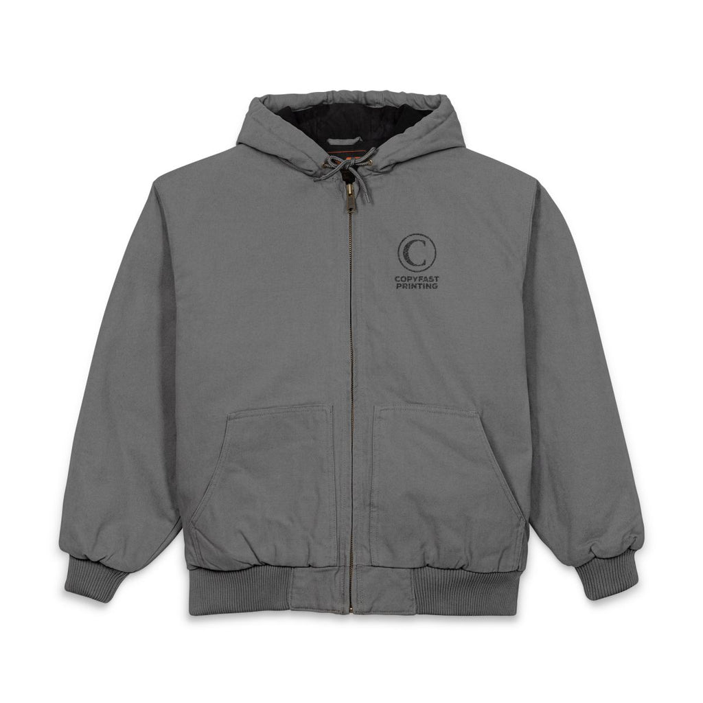 Custom Embroidered Duck Cloth Work Jacket