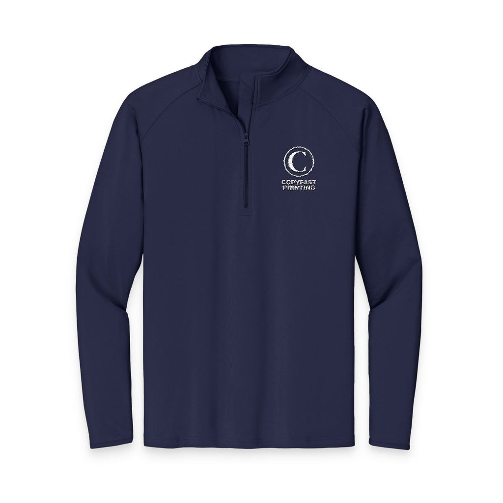 Custom Embroidered Quarter-Zip Pullover