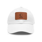 Custom Leather Patch Dad Hat (Rectangle Patch)