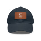 Custom Leather Patch Dad Hat (Rectangle Patch)
