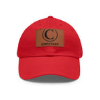 Custom Leather Patch Dad Hat (Rectangle Patch)