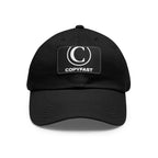Custom Leather Patch Dad Hat (Rectangle Patch)