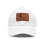 Custom Leather Patch Dad Hat (Rectangle Patch)