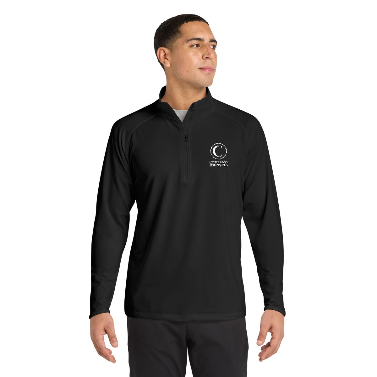 Custom Embroidered Quarter-Zip Pullover