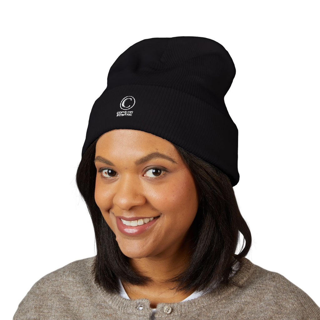 Custom Embroidered Cuffed Beanie