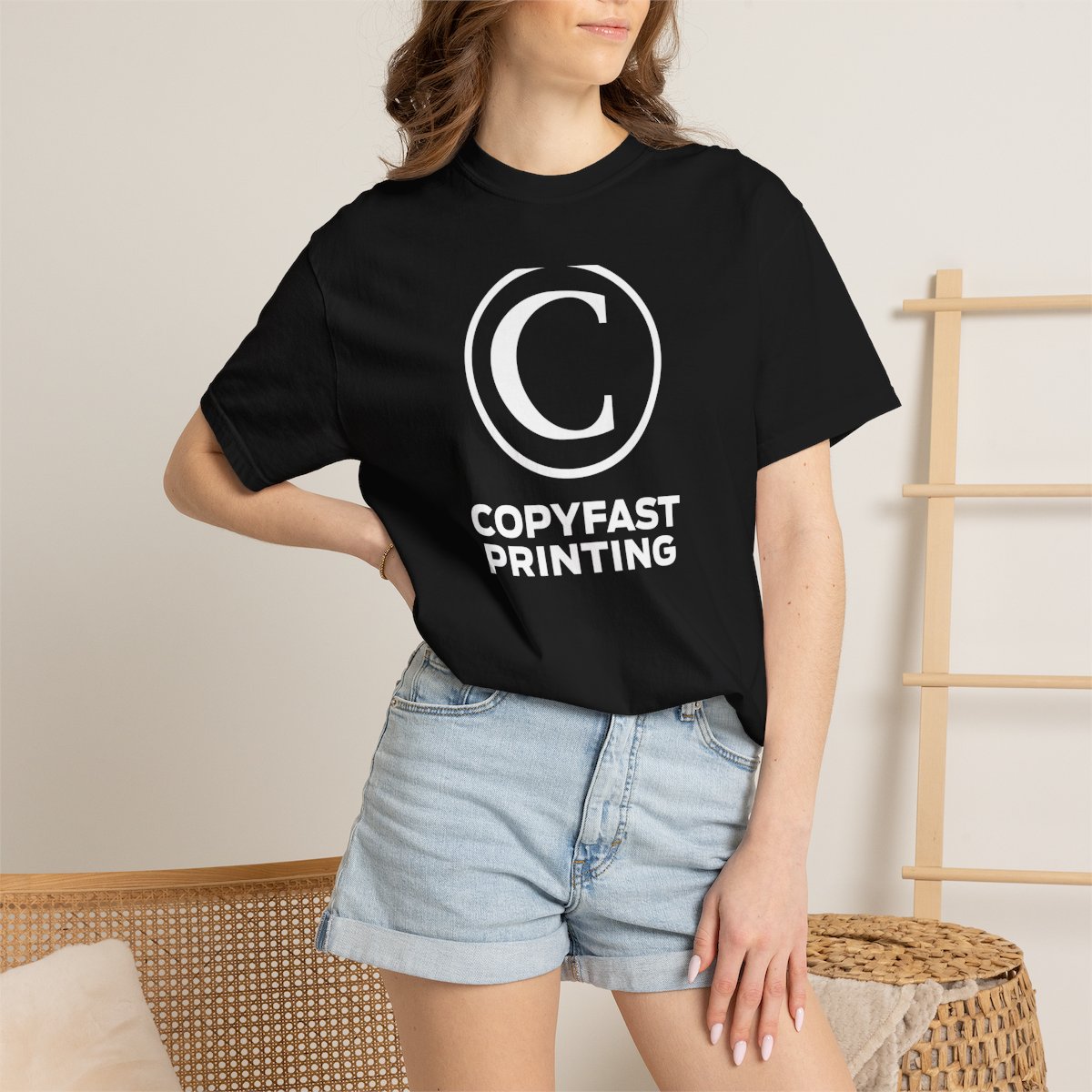 Custom Garment-Dyed T-Shirt |worn