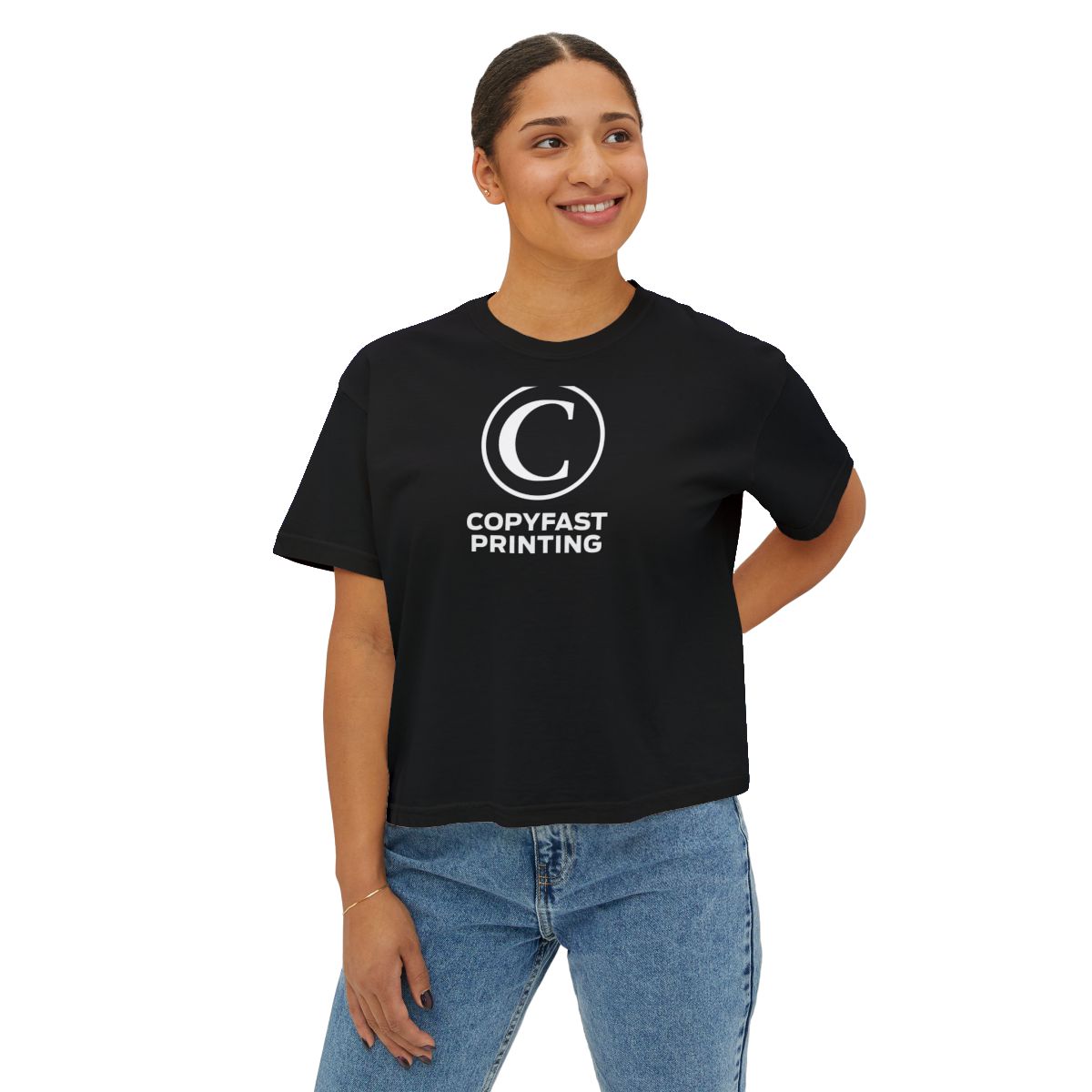 Custom Women’s Boxy T-Shirt |worn